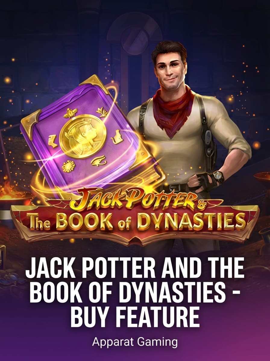 Jack Potter and The Book of Dynasties - Buy Feature by Apparat Gaming - Play at Acebet.cc