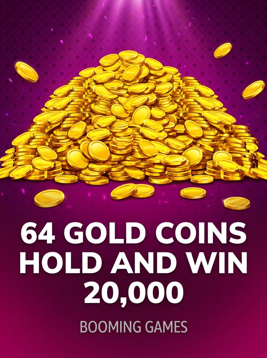 64 Gold Coins Hold and Win 20,000 by Booming Games - Play at Acebet.cc