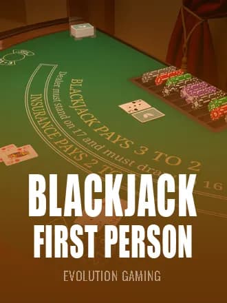 First Person Blackjack by Evolution Gaming - Play at Acebet.cc