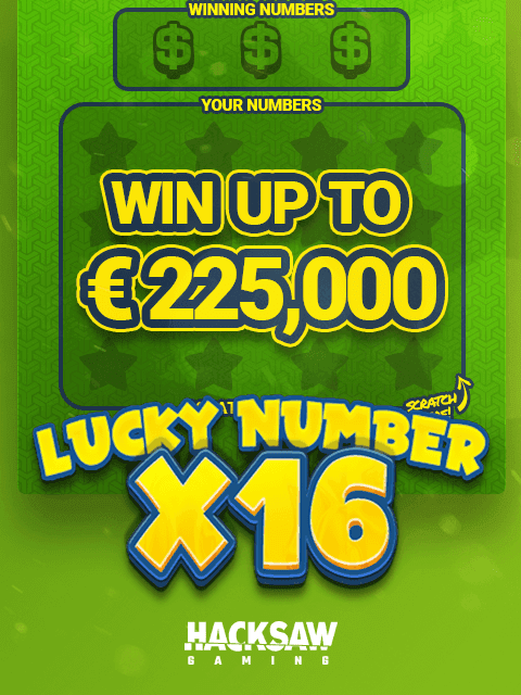 Lucky Numbers x16 by Hacksaw Gaming - Play at Acebet.cc