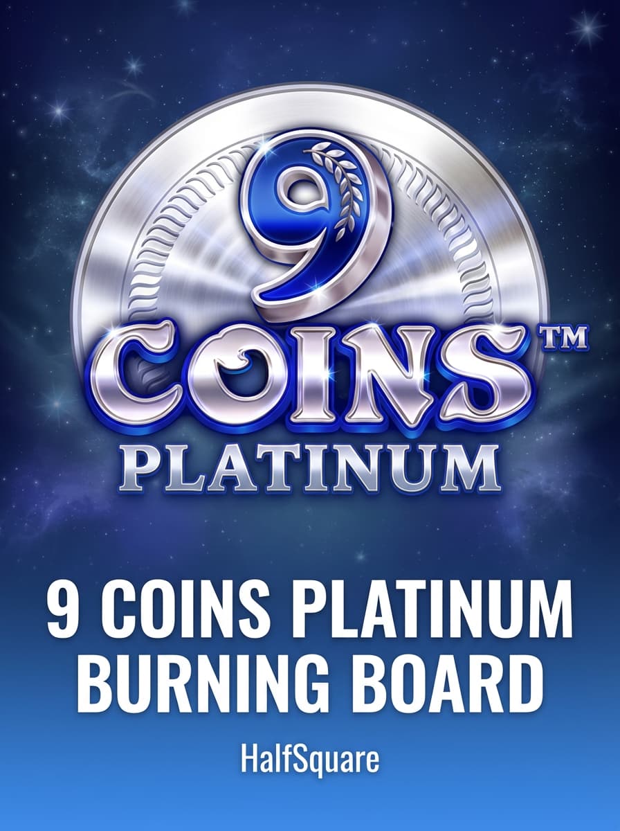 9 Coins Platinum Burning Board by HalfSquare - Play at Acebet.cc
