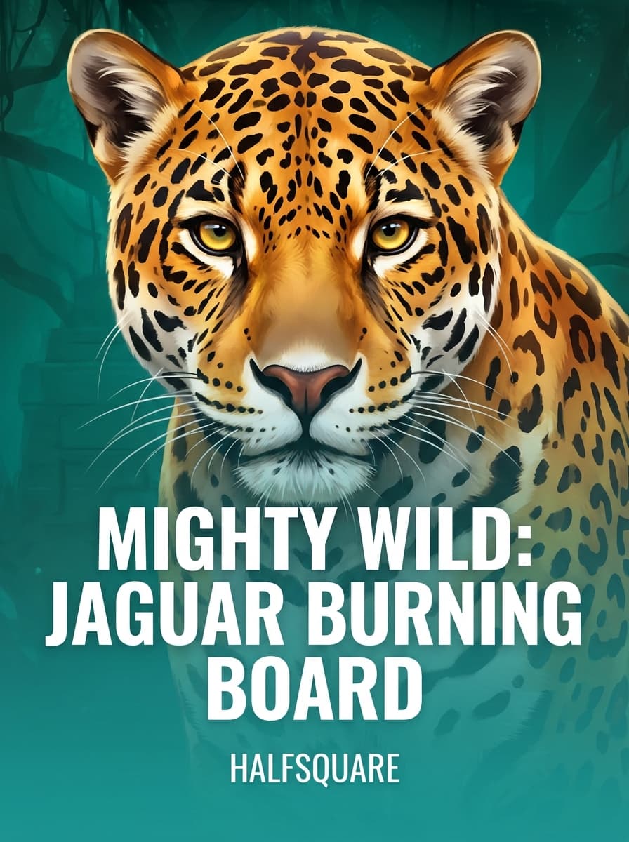 Mighty Wild: Jaguar Burning Board by HalfSquare - Play at Acebet.cc