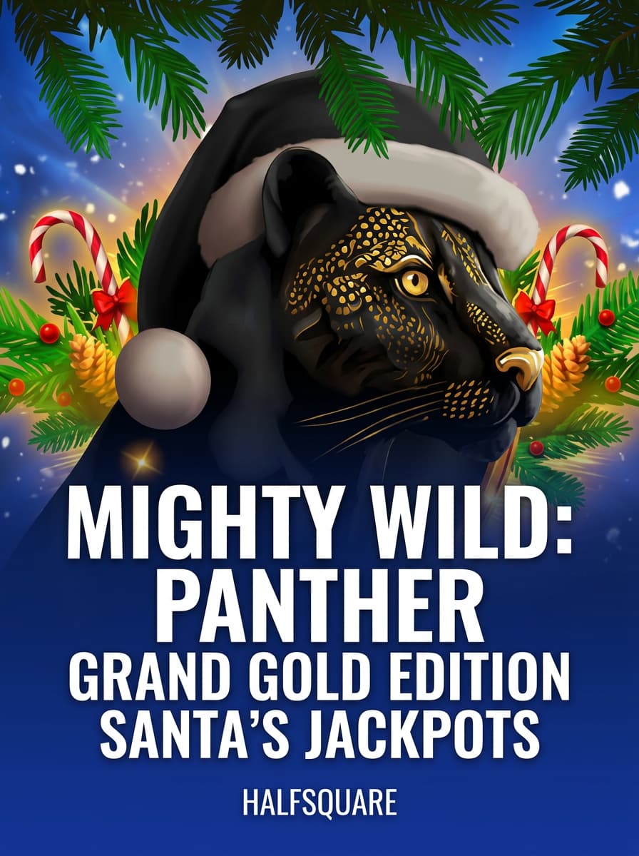 Mighty Wild: Panther Grand Gold Edition Santas Jackpots by HalfSquare - Play at Acebet.cc