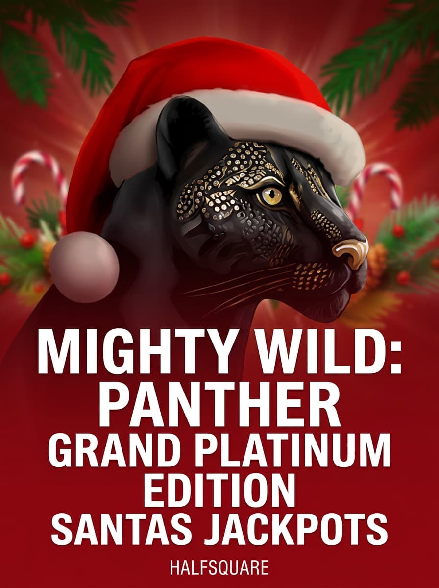 Mighty Wild: Panther Grand Platinum Edition Santas Jackpots by HalfSquare - Play at Acebet.cc