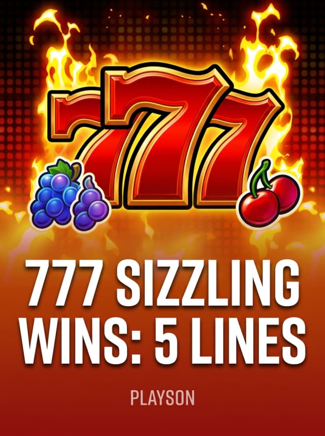 777 Sizzling Wins: 5 lines