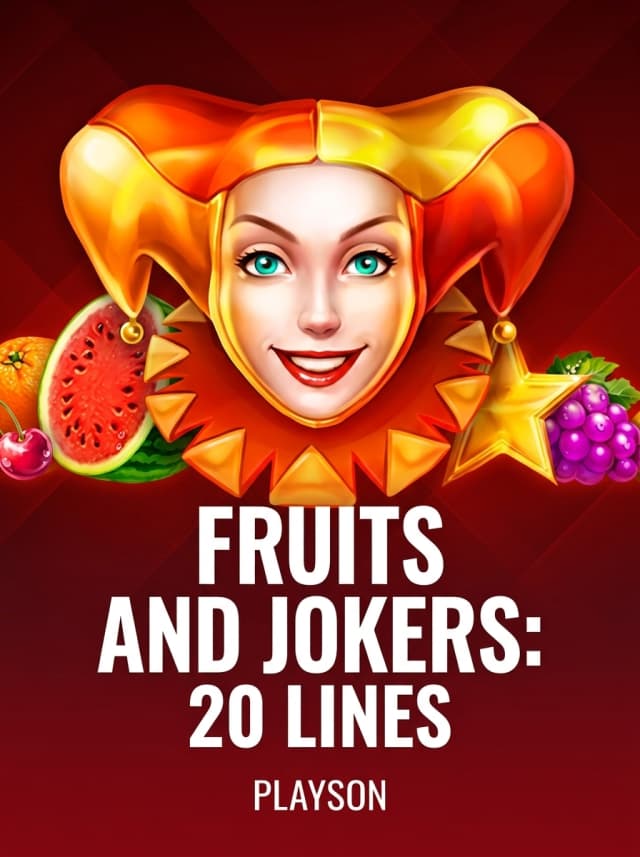 Fruits and Jokers: 20 lines