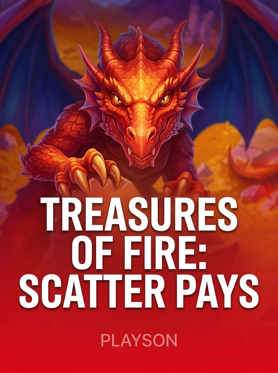 Treasures of Fire: Scatter Pays by Playson - Play at Acebet.cc